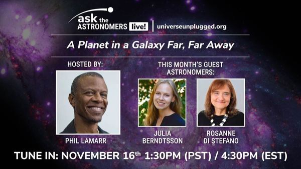 A Planet In a Galaxy Far, Far Away